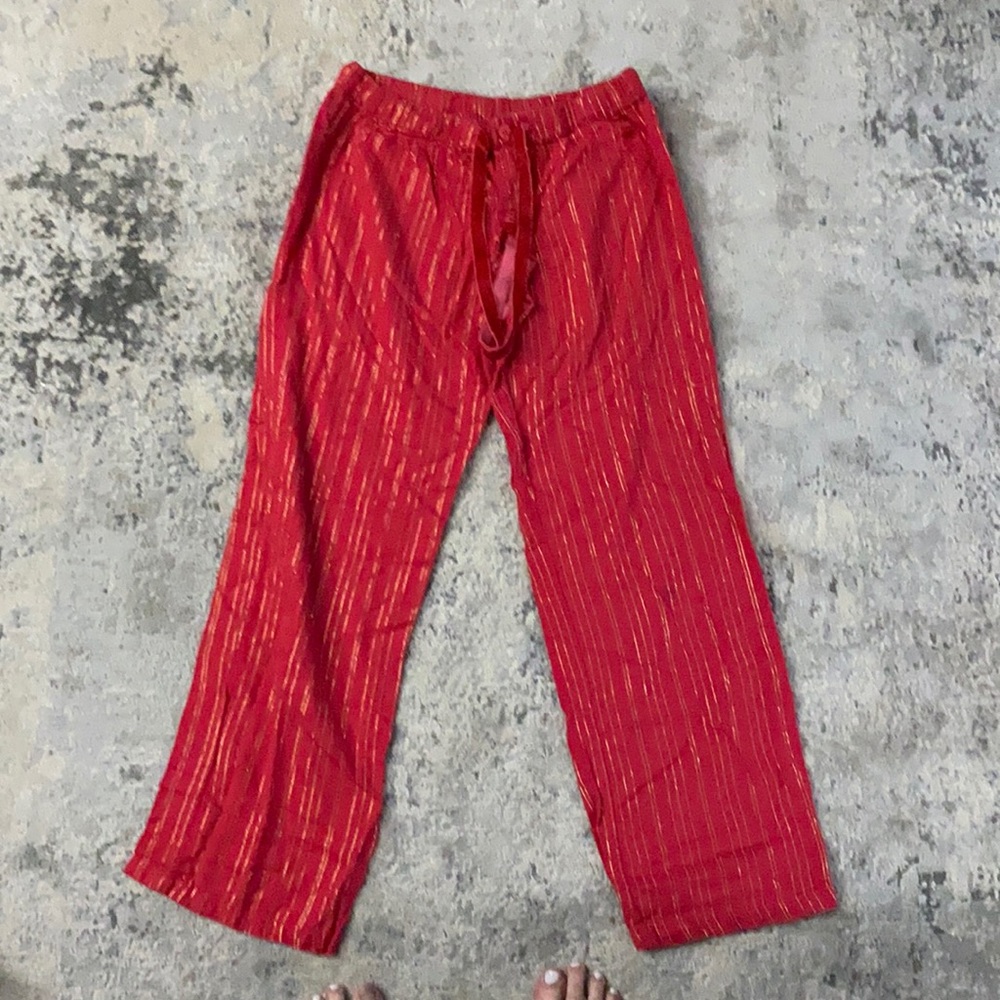 Victoria Secret red pajama pants. Extra small.